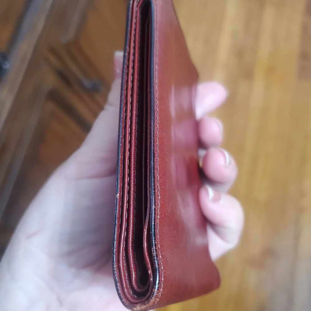 Bosca Men's Leather Wallet - Rich Brown